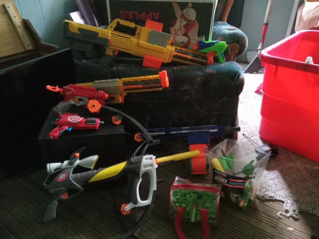 Nerf Gun Lot