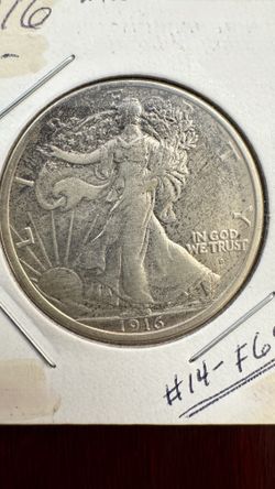 1916 - D Walking Liberty Half Dollar! MS 65+ First Year Denver Issue!