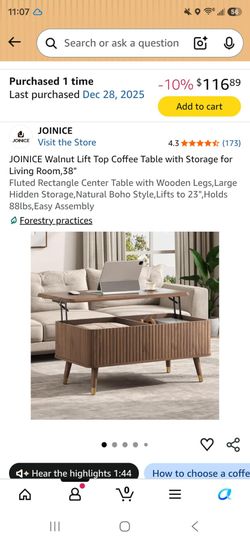Brand New Coffee Table
