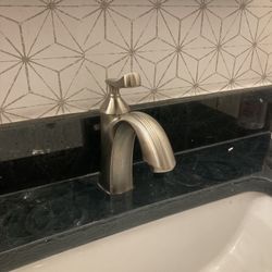 2 Brushed Nickel Faucets