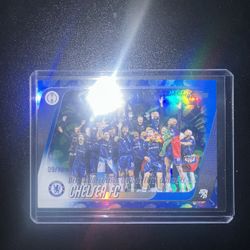 Topps 2025-26 UCC Chelsea fc UEFA Conference Title Winners Numbered 9/10