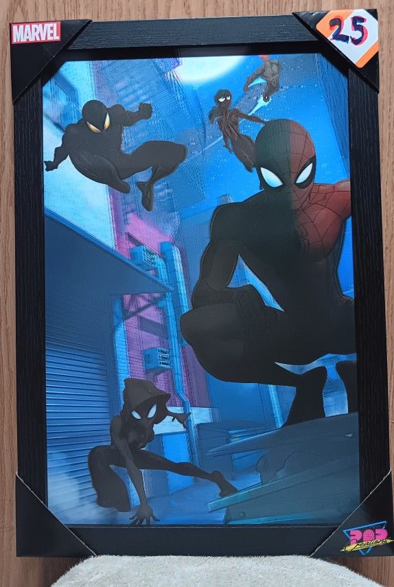 Spiderman And Crew Holographic Wall Portrait 