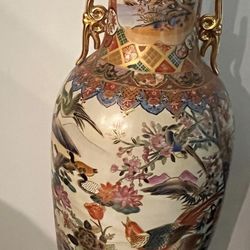 Oriental 5 Foot Vase 