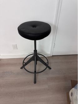 Adjustable garage workshop stool