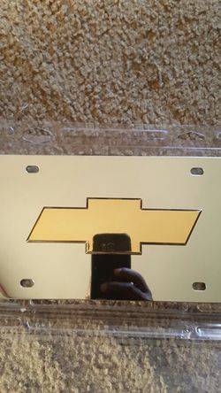 Chevy license plate