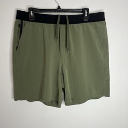 Ten Thousand The Interval Shorts 7-Inch Inseam Mens XL Green Linerless Gym NWOT