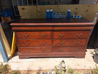 Large dresser with mirror