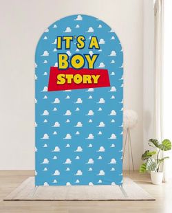 Boy Story Arch Backdrop 6.6ft