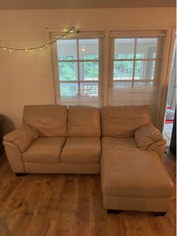 Leather couch