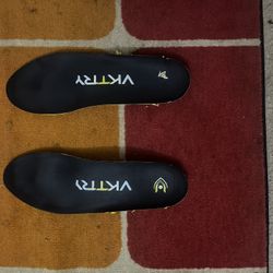 Black VKTRY insoles for running and training JUMP HIGHER MOVE FASTER Men's sizes 11-12