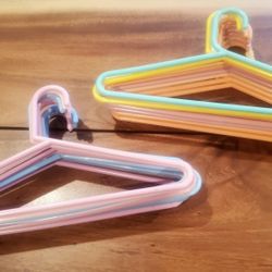 Heavy Duty Rainbow Kids Hangers- 18