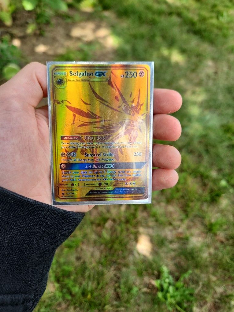 Solgaleo GX Golden Rare