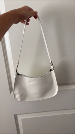 White glossy bag