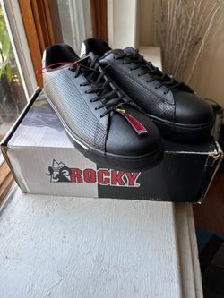 Rocky Black Low-Top Work Sneakers