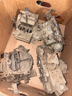 Lot of 4 Barrel Carburetors