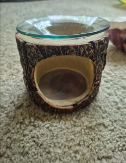 Rustic Tree Stump Wax/Oil Warmer - $8