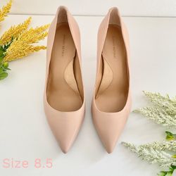 Tan Beige Light Pink Madison 12-Hour Pump Heels 👠  Size 8.5 8 1/2