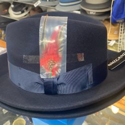 Fedora, Navy, Black On Black, Black On Red, Black Or White, Red On Red,