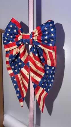American Flag Hairbow