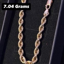 10k Gold Rope Chain