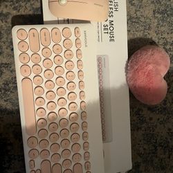 wireless keyboard  and mouse