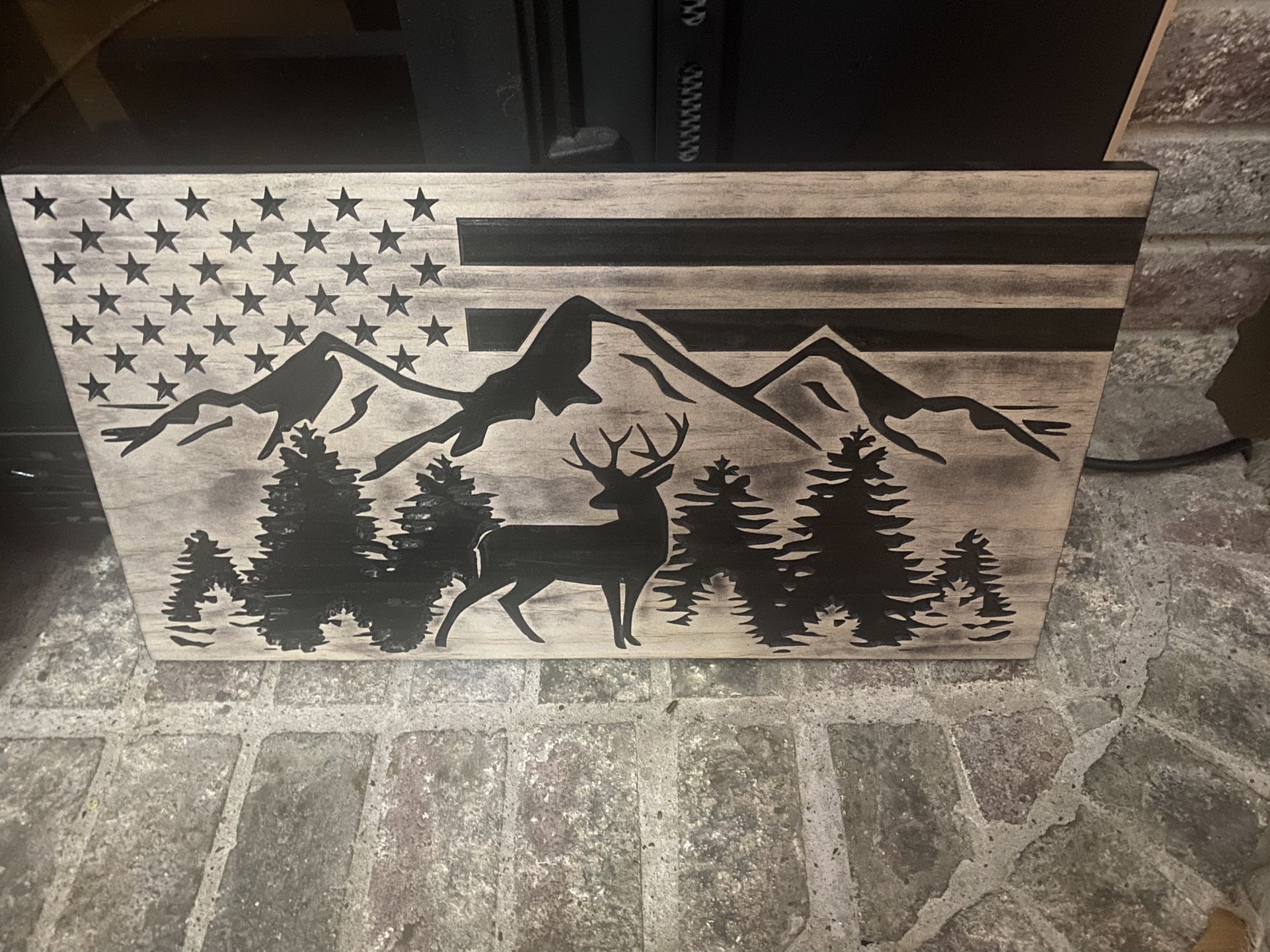 Hunter Patriotic Flag