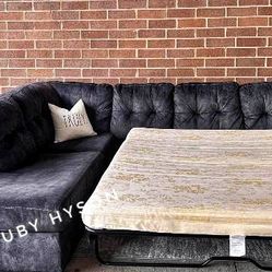Memorial Day Sale| Accrington Granite Sleeper Sectional Couch With Chaise| Brand New 💥 Fastest Delivery 🚚