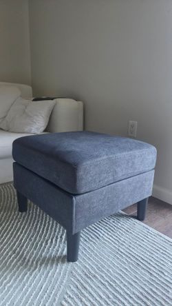 Brand New Navy Blue Ottoman with Storage