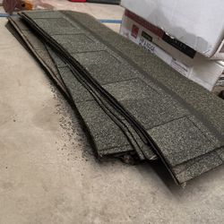 Left Over Shingle Sheets And Top Shingle Ridges