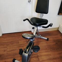 Folding Recumbent Exercise Bike 