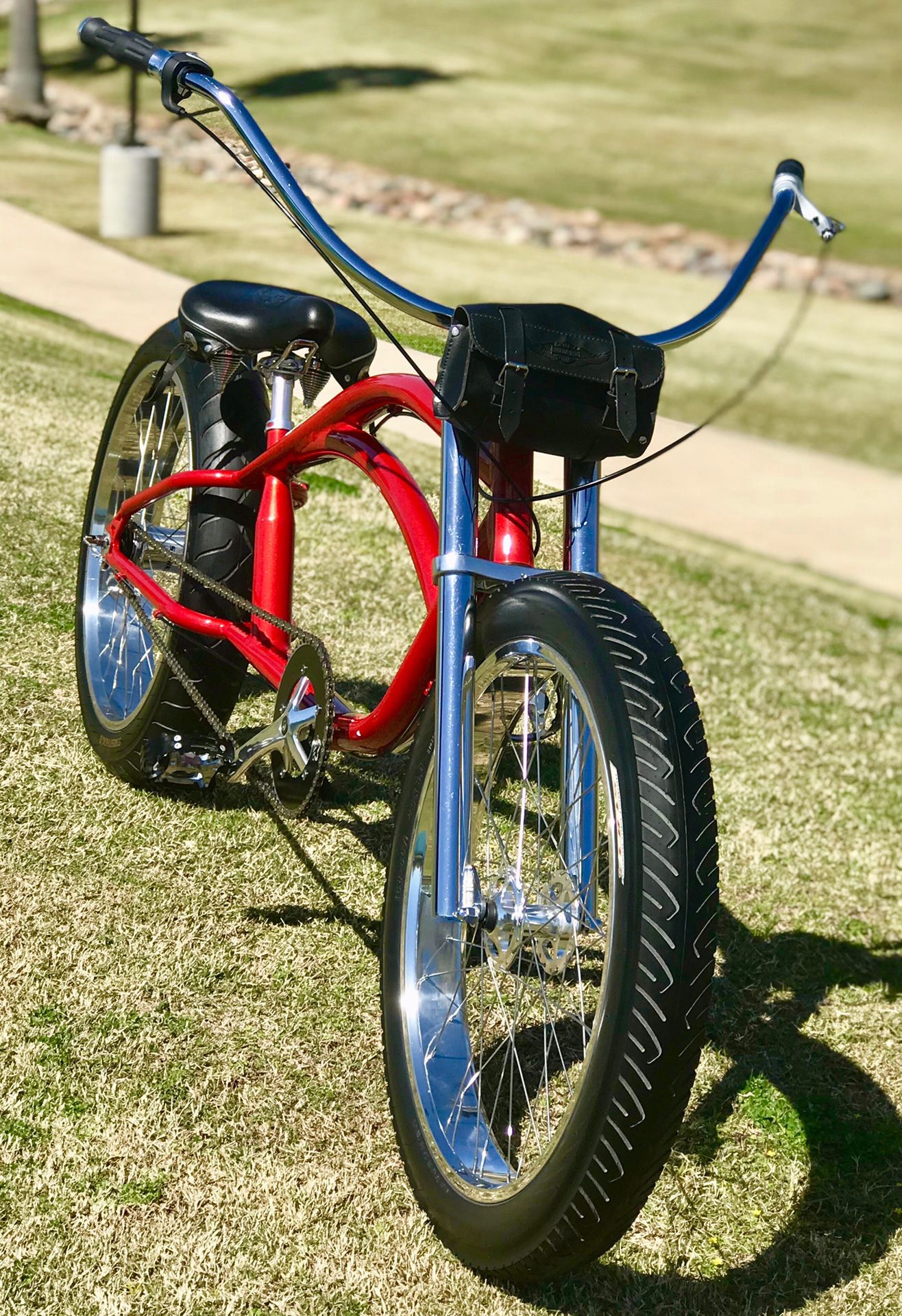 Custom Chopper Fat Tire Bicycle