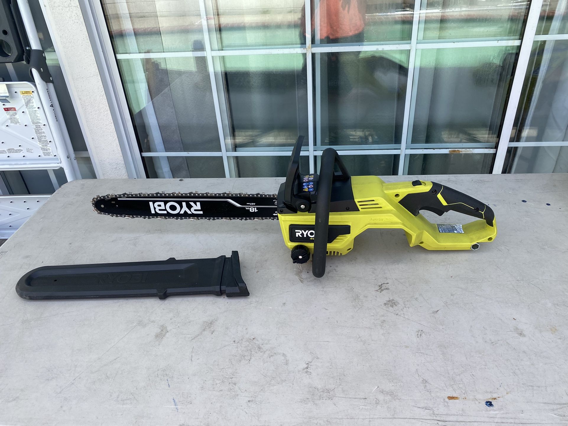 RYOBI 40V HP Brushless 18 in. Battery Chainsaw/Pole Saw (Tool-Only)