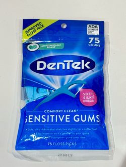 DenTek Comfort Clean Sensitive Gums Floss Picks 75ct