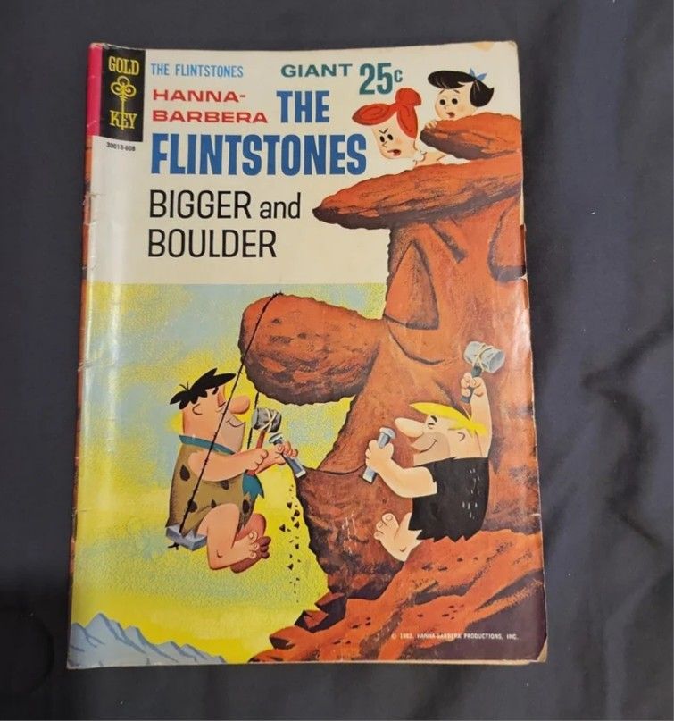 Gold Key Comics Giant Size The Flintstones Bigger and Boulder 1962 Fair