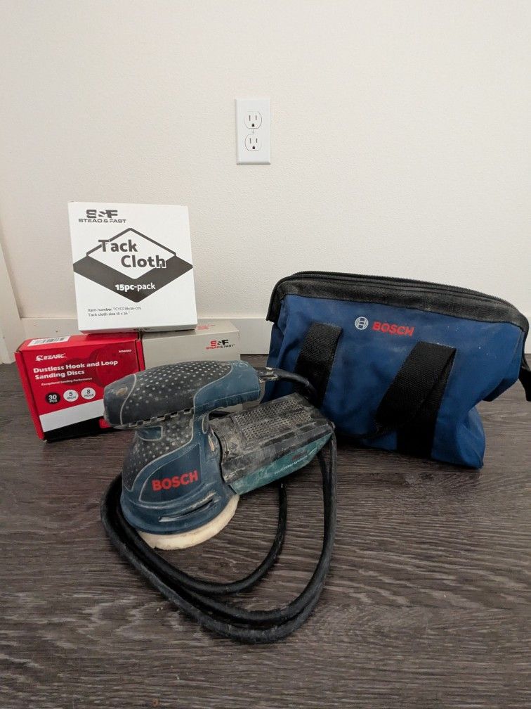 BOSCH ROS20VSC Palm Sander + Accessories 