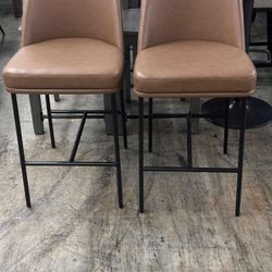 CHITA Counter Height Bar Stools Set of 2,