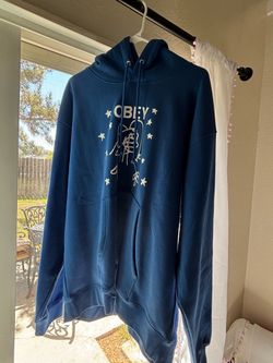 BRAND NEW Obey Blue Hoodie XL