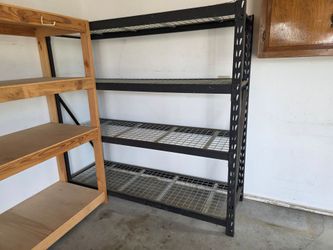 Heavy-Duty Metal Storage Shelf