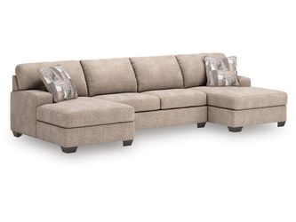 Newellen Hemp 3-Piece Sectional with Double Chaise (Online Special Price)