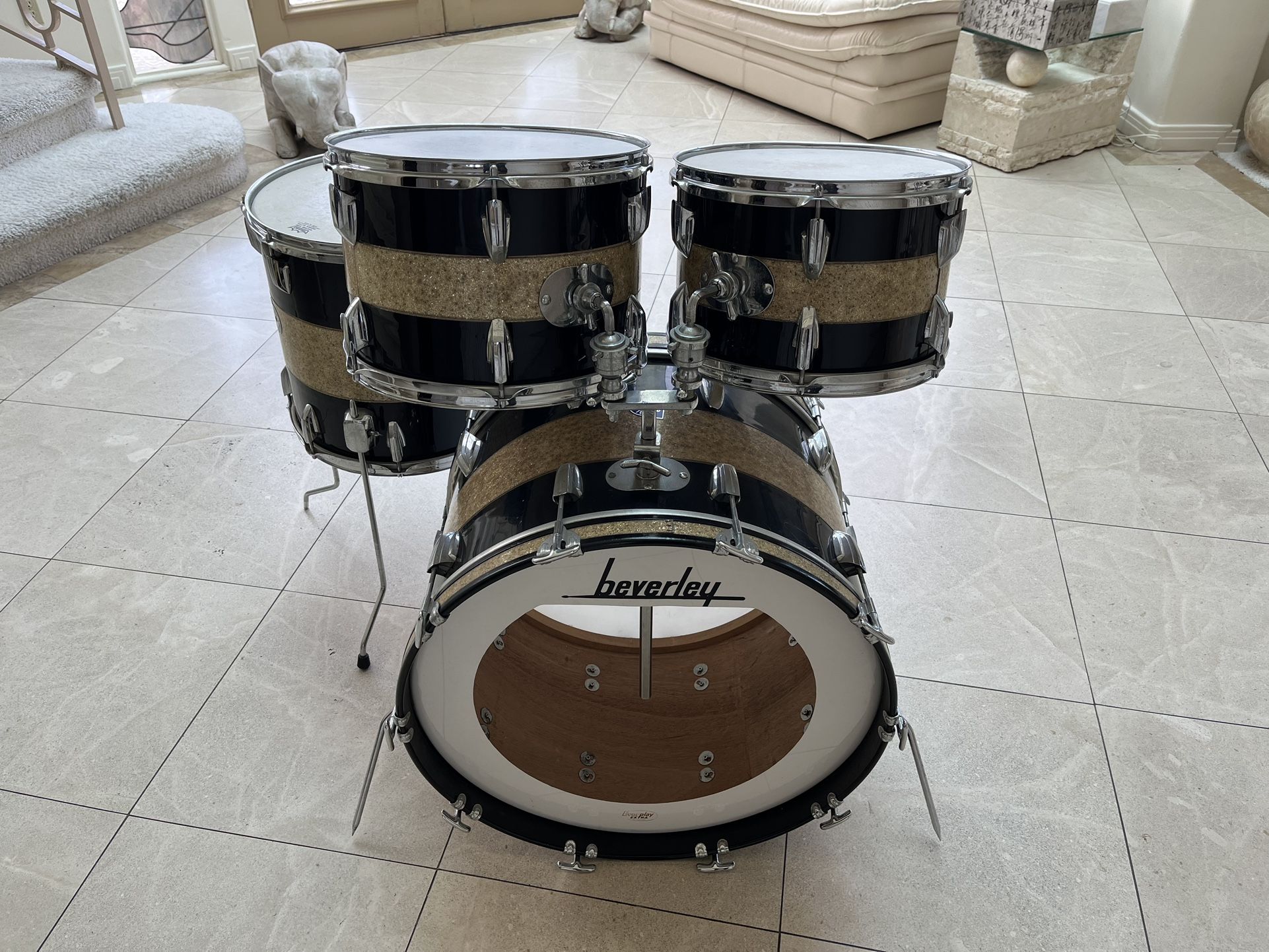1960’s Beverly 4-Piece Drum Shell Pack!!!