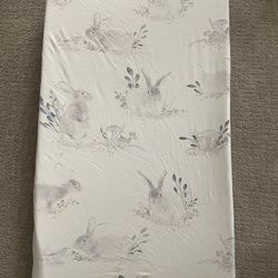 Serta Waterproof Diaper Changing Pad With Olio Bunny Pad Cover