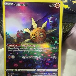 solrock pokemon card value S12a 189/172 AR damage done to your opponents Pokmon by your Psychic or Fighting Pokmon isnt affected by resistance SOLROCK FULL ART POKEMON CROWN