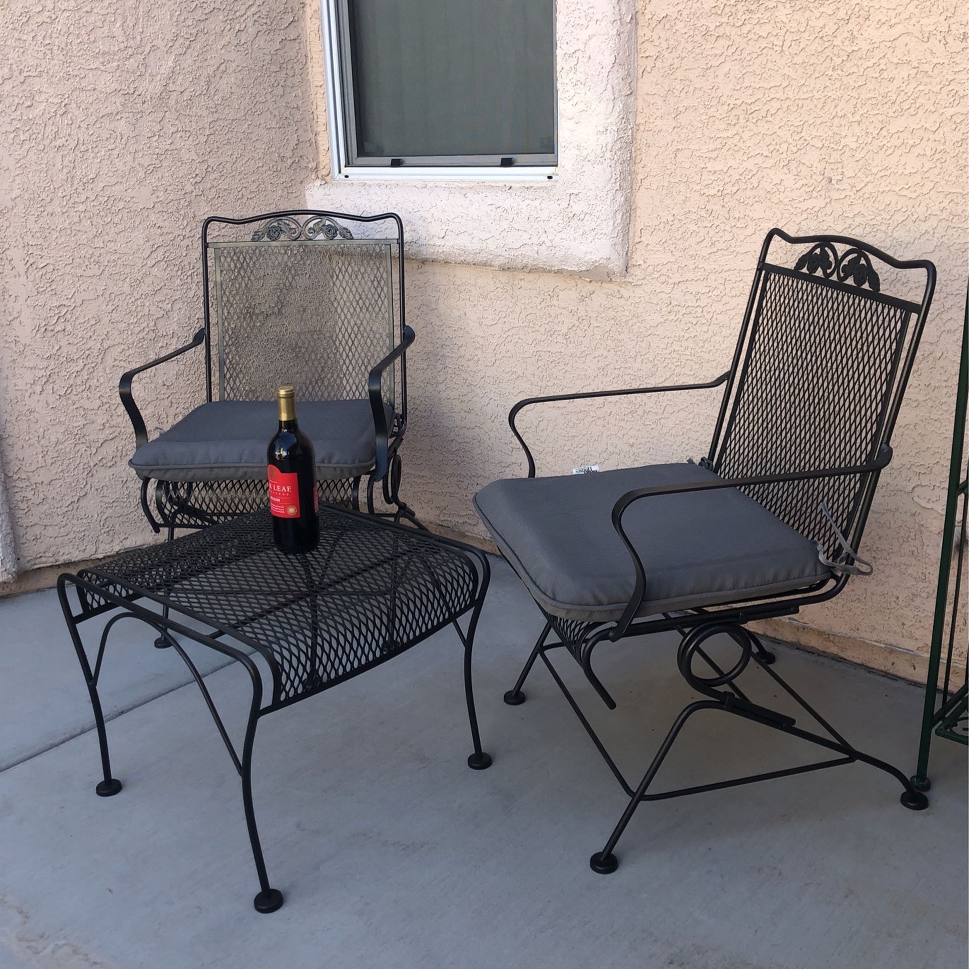 Patio Furniture, Chairs And Table