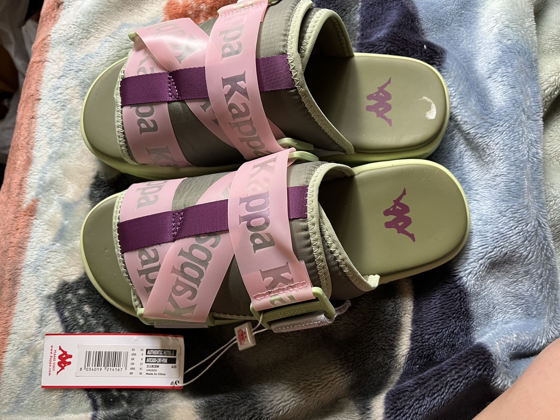 Pink Kappa Slides Near Me Kappa 222 Banda Mitel Slide Sandal Pink