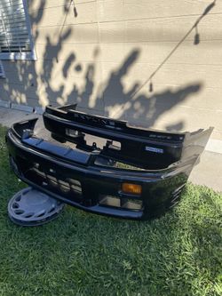 98-01' Nissan Skyline R34 25GT-T (ER34) Coupe OEM Front/Rear Bumpers Factory