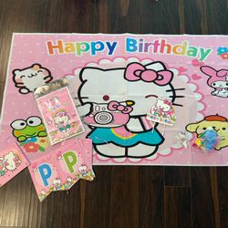 Full Hello Kitty Party Supplies