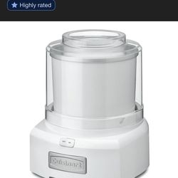 Cuisinart Ice Cream Maker, 1.5 Quart Double Insulated, Sorbet and Frozen Yogurt Maker