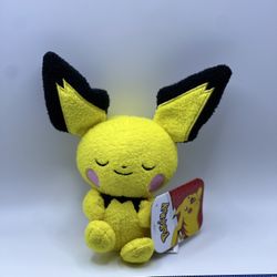 Pichu Sleeping Pokémon Plush 7”