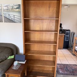 Custom Honey, Oak Bookshelves. I Have 2.