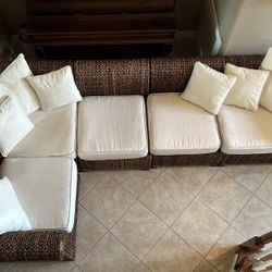 Pottery Barn Seagrass 5-Piece Sectional